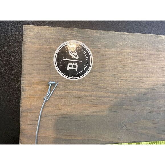 Rustic Wooden Sign “Pets Make Our Lives Whole” Hand Crafted Wall Hanging with Pa - Picture 8 of 9